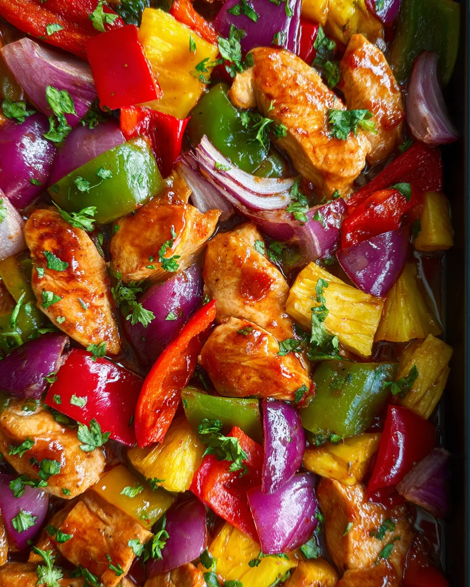 Hawaiian Chicken Sheet Pan 24 Hawaiian