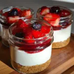 High Protein Cheesecake Jars
