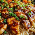 Honey BBQ Chicken Rice