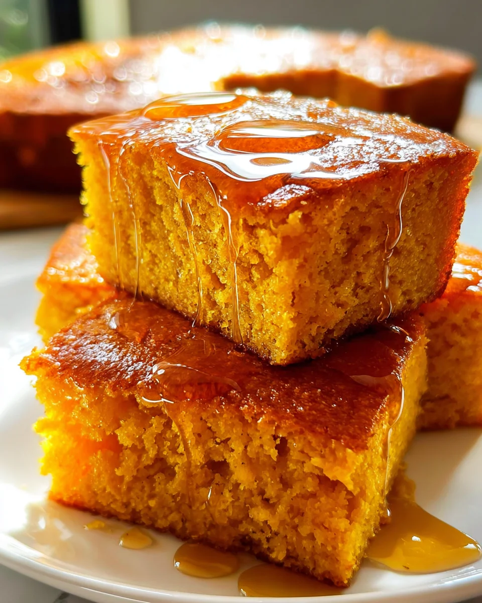 Honey Butter Sweet Potato Cornbread