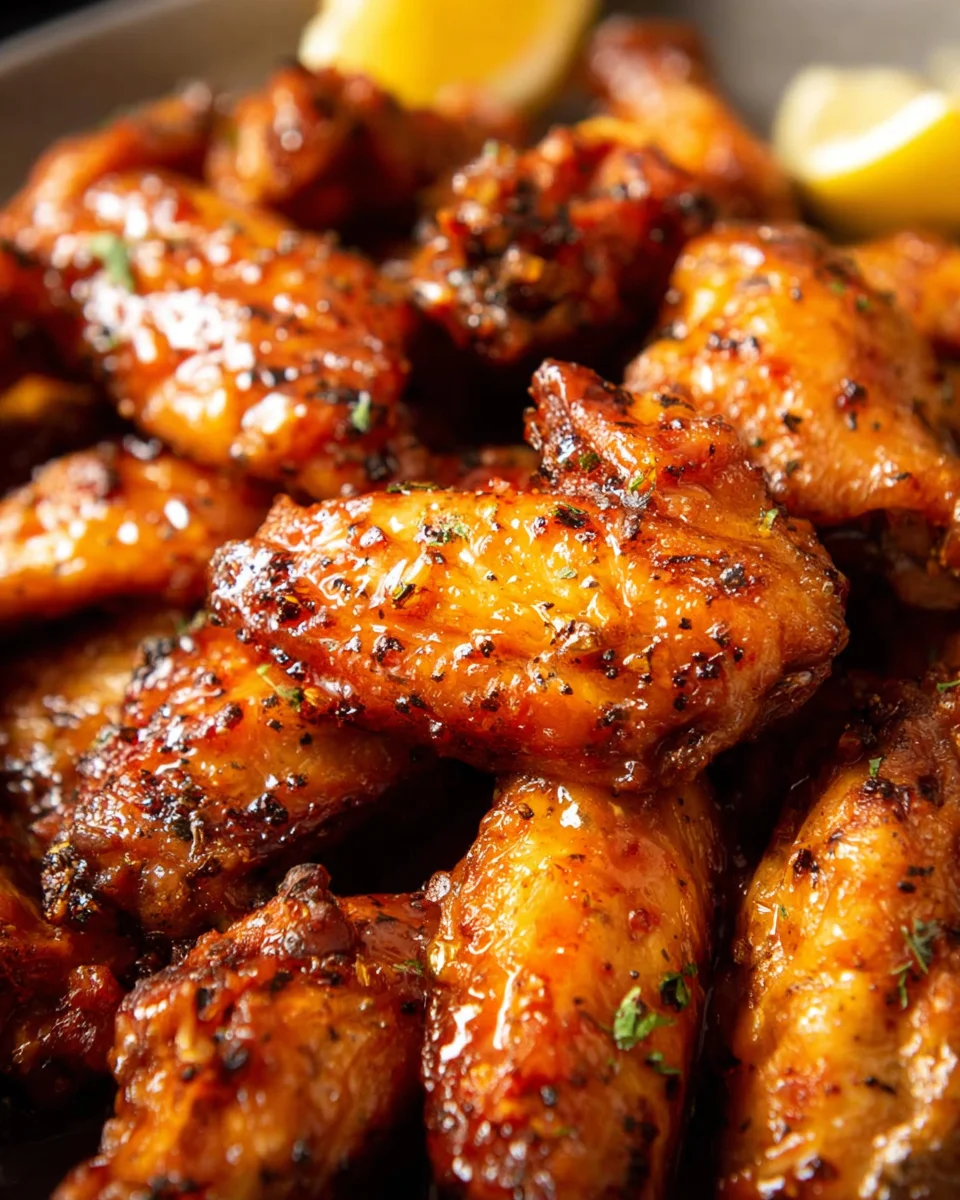 Honey Lemon Pepper Wings