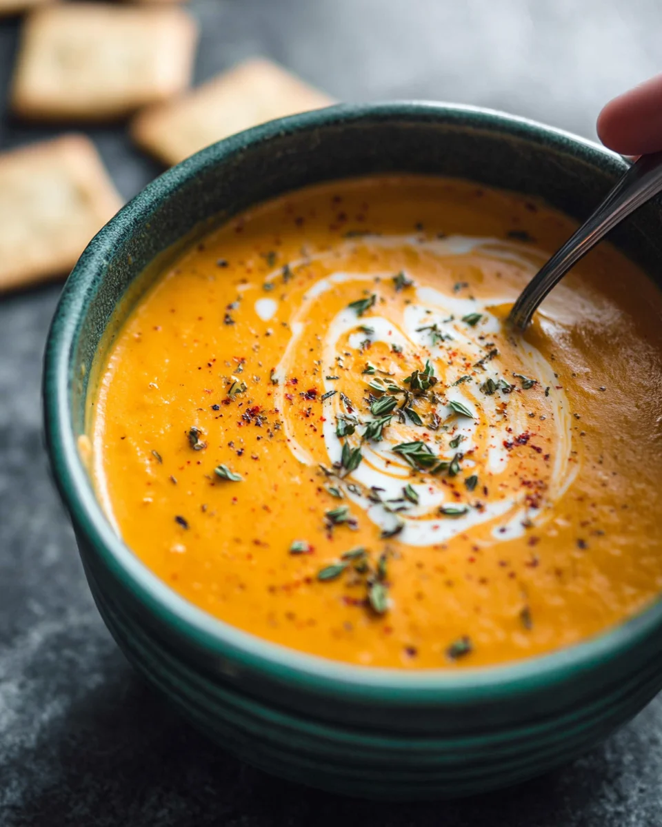 Instant Pot Carrot Ginger Soup (Vegan)
