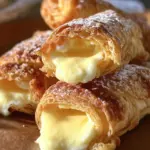 Italian Cream Stuffed Cannoncini