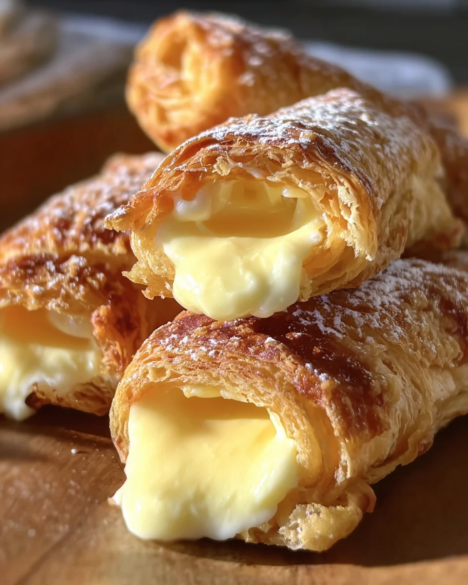 Italian Cream Stuffed Cannoncini