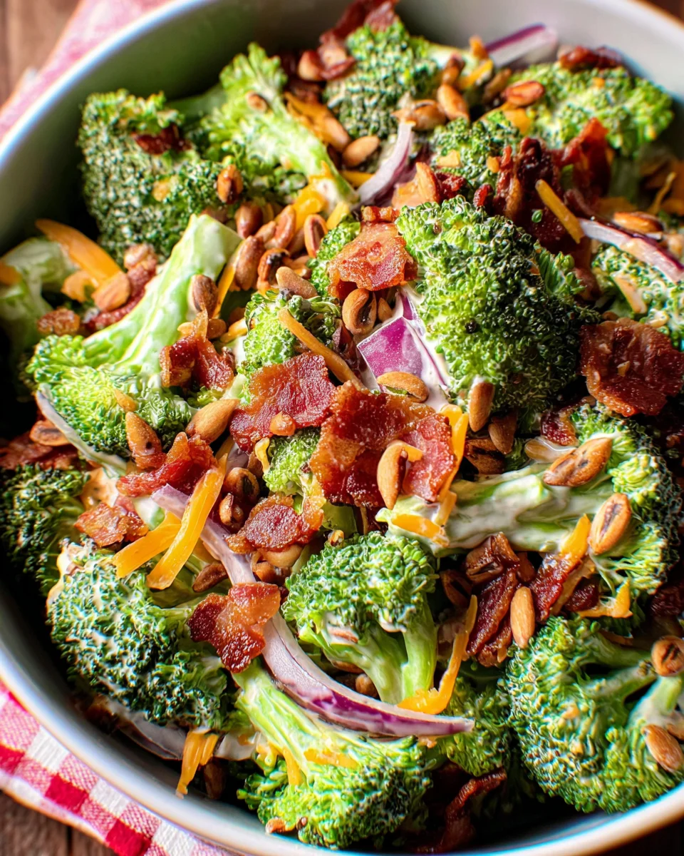 Keto Broccoli Salad Recipe
