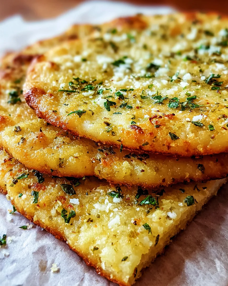 Keto Garlic Flatbread