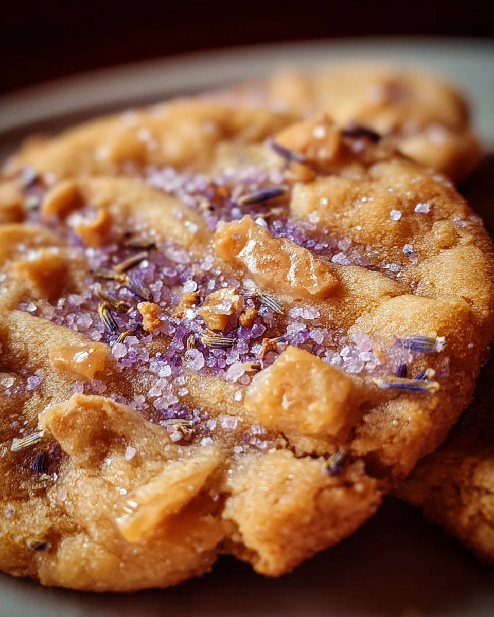 Lavender Honey Crunch Cookies 25 Lavender