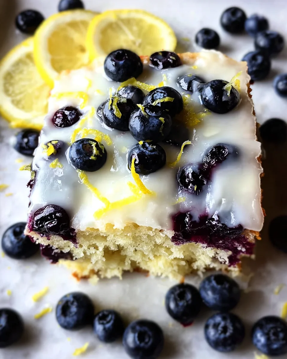 Lemon Blueberry Sheet Cake 18 Lemon