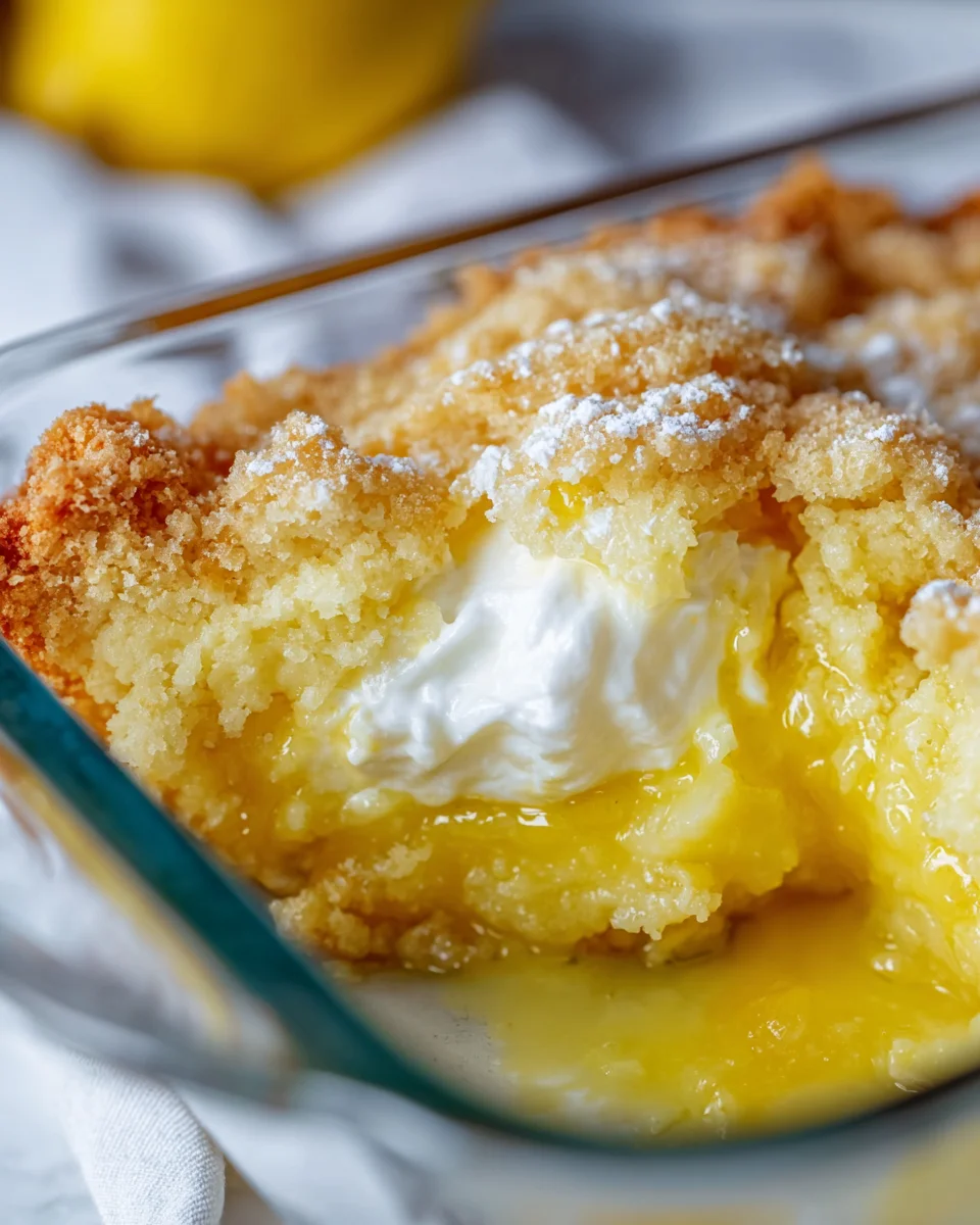Lemon Cream Cheese Dump Cake Recipe 21 Lemon