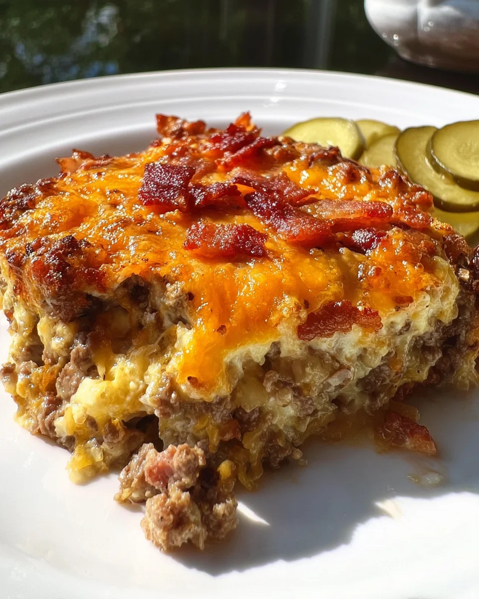 Low-Carb Bacon Cheeseburger Casserole 26 Low-Carb