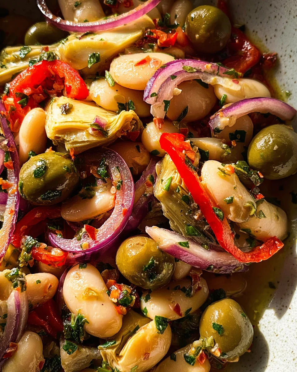 Marinated Butter Beans