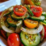 Marinated Cucumbers, Onions, and Tomatoes 19 Marinated Cucumbers, Onions, and Tomatoes