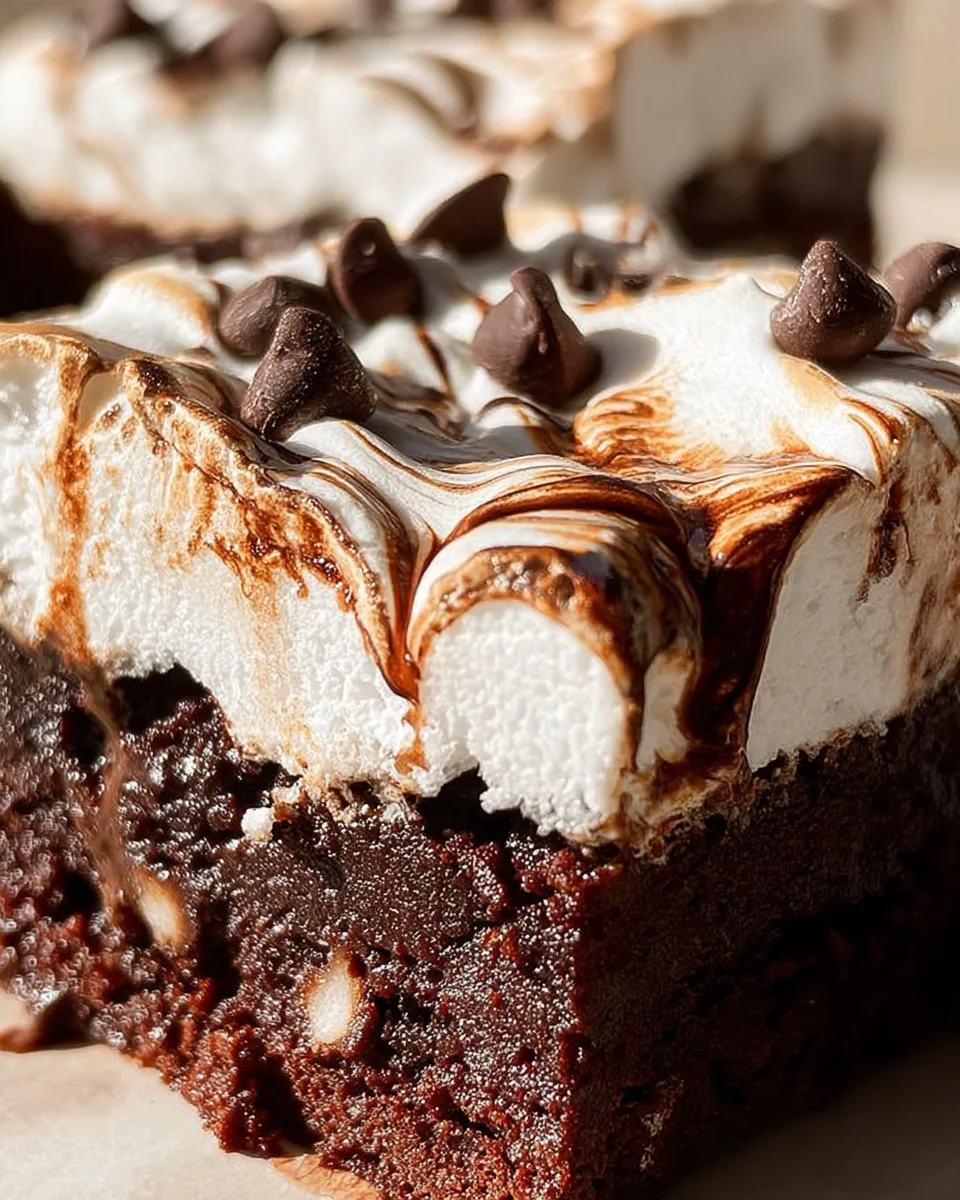 Marshmallow Brownies 20 Marshmallow
