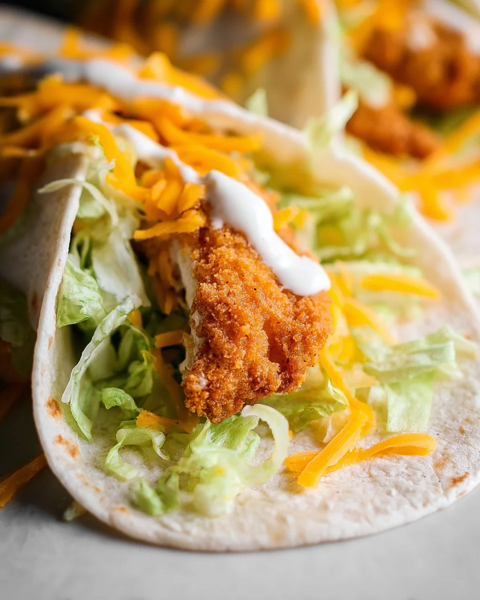 McDonalds Crispy Chicken Ranch Snack Wrap Copycat 2
