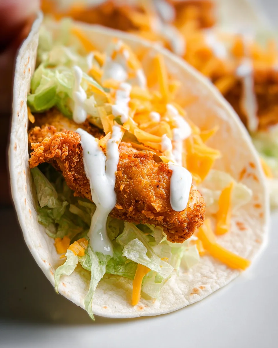 McDonalds Crispy Chicken Ranch Snack Wrap Copycat 3