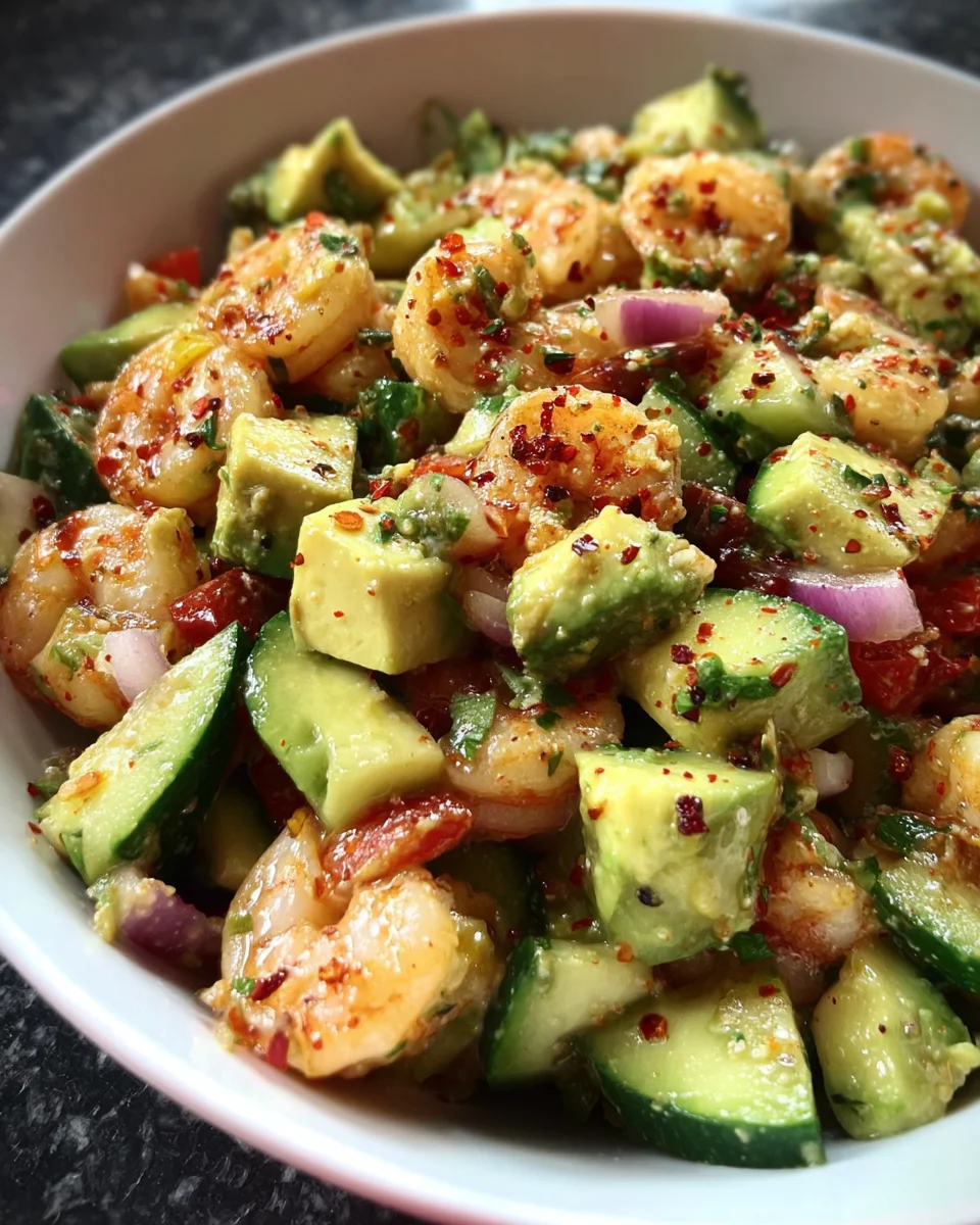 Mediterranean Keto Shrimp Salad