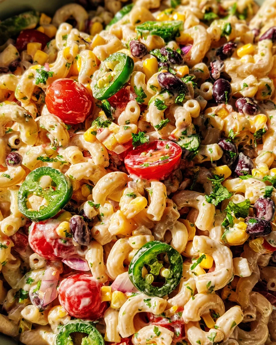 Mexican Macaroni Salad Recipe