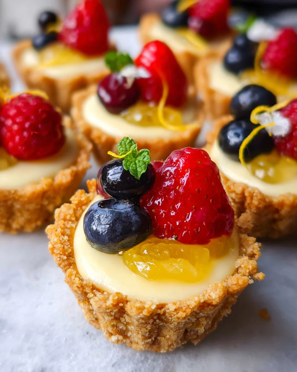 Mini Lemon Cheesecake Tarts 19 Mini