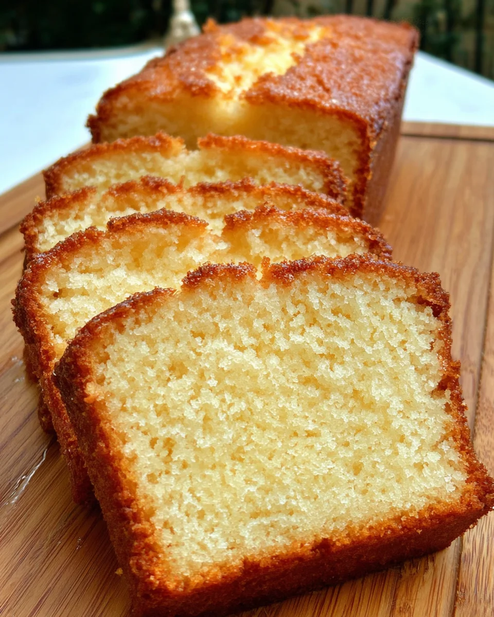 Moist Vanilla Pound