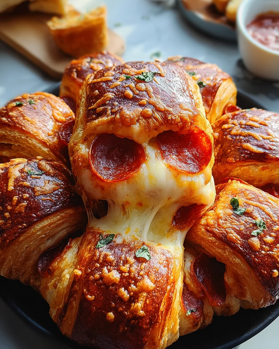 Mozzarella Pepperoni Croissant Rolls 21 Mozzarella