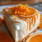 No-Bake Orange Creamsicle Cheesecake