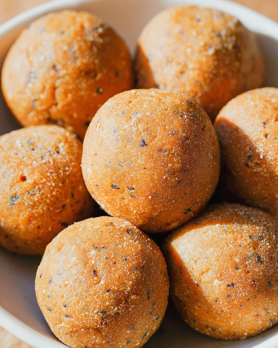 No Bake Healthy Pumpkin Pie Energy Balls