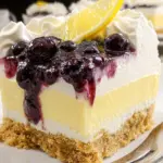No Bake Lemon Blueberry Dessert