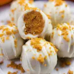 No Bake Pumpkin Balls