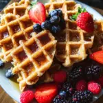 Oatmeal Cottage Cheese Waffles