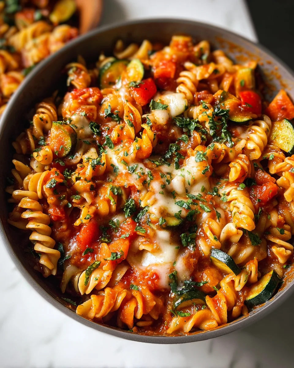 One-Pot Veggie Pasta