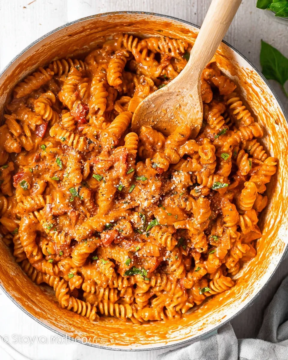 One Pot Creamy Tomato Pasta