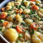 One Pot Gnocchi Chicken Pot Pie