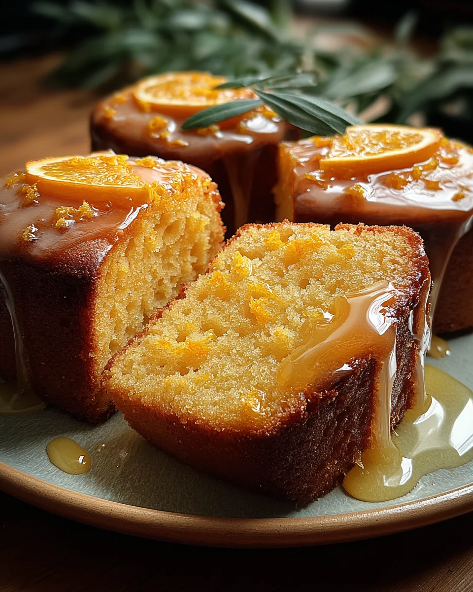 Orange Ginger Honey Cakes