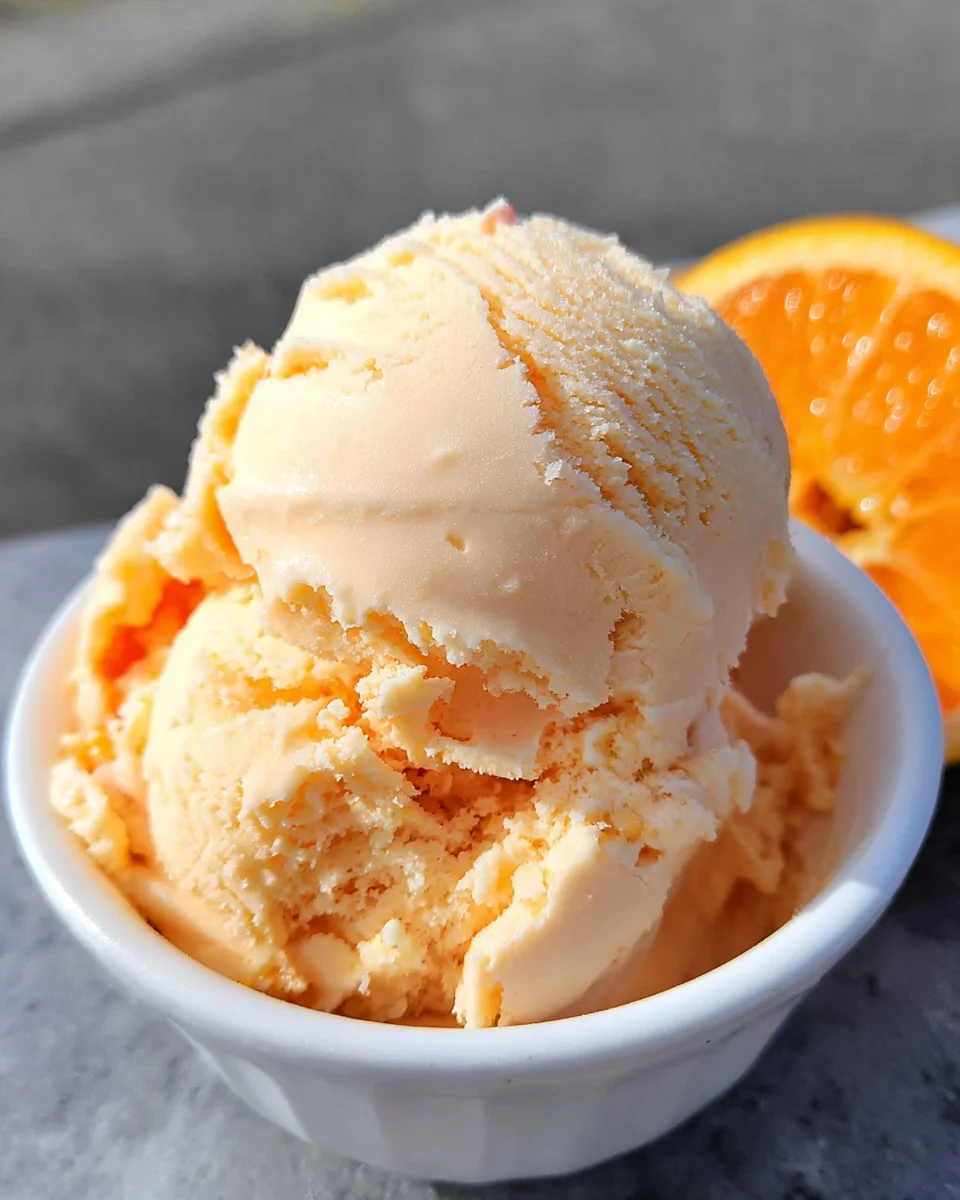 Orange Ice Cream