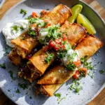 Oven Baked Chicken Taquitos Recipe