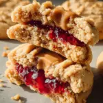 PB&J Stuffed Cookies