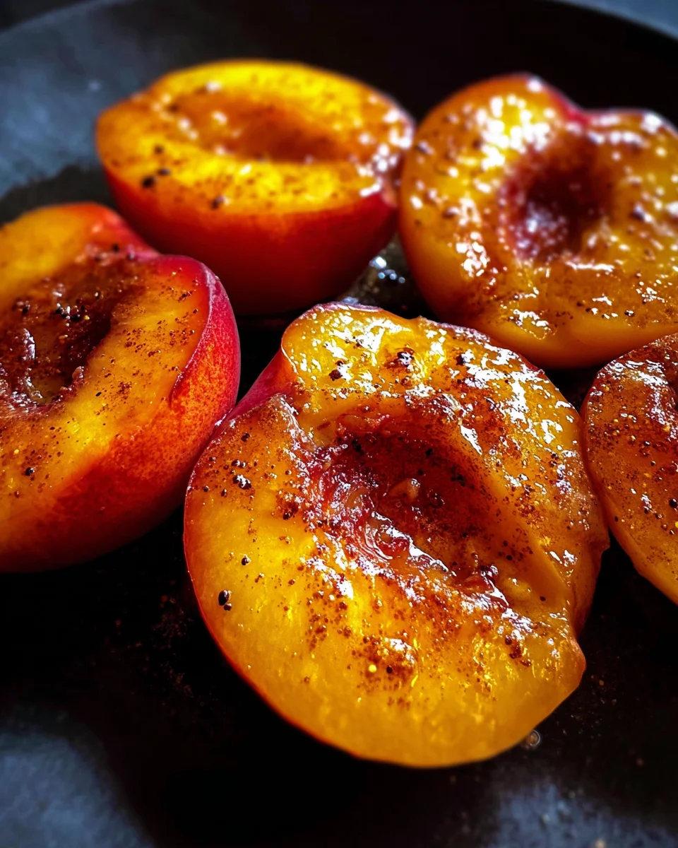 Pan Fried Peaches