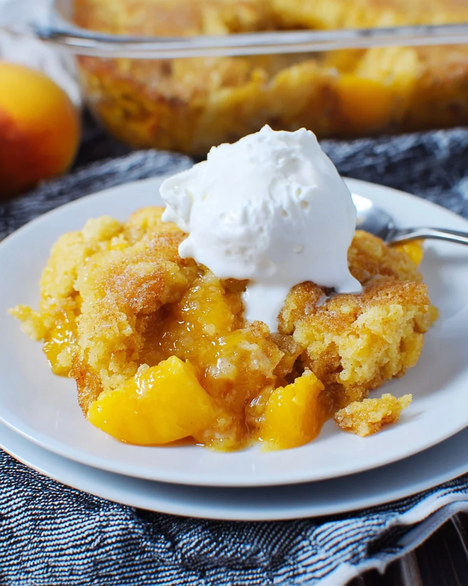 Peach Cobbler with Cake Mix 17 Peach