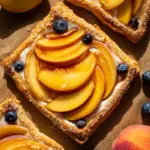 Peaches and Cream Puff Pastry Tart 21 Peaches and Cream Puff Pastry Tart
