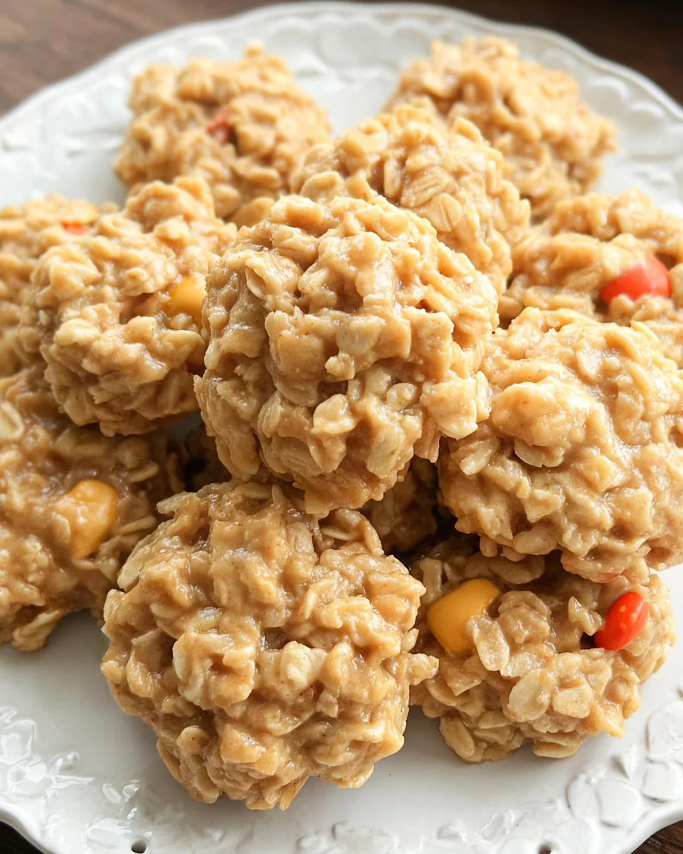 Peanut Butter No Bake Cookies