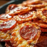 Pepperoni Cheese Crisps