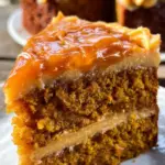 Pumpkin Cake with Caramel Cream Cheese Frosting 30 Pumpkin Cake with Caramel Cream Cheese Frosting