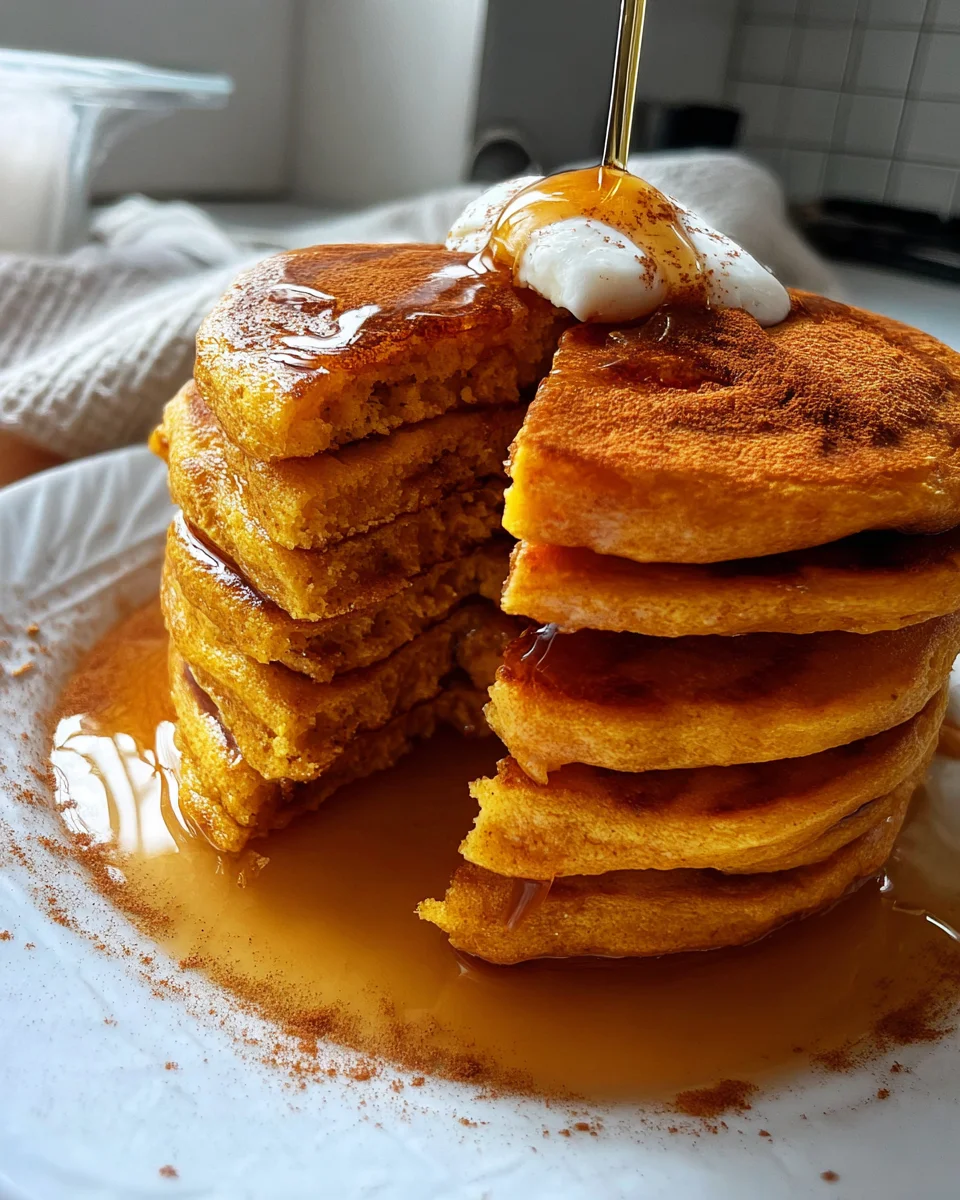 Pumpkin Cottage Cheese Pancakes 19 Pumpkin