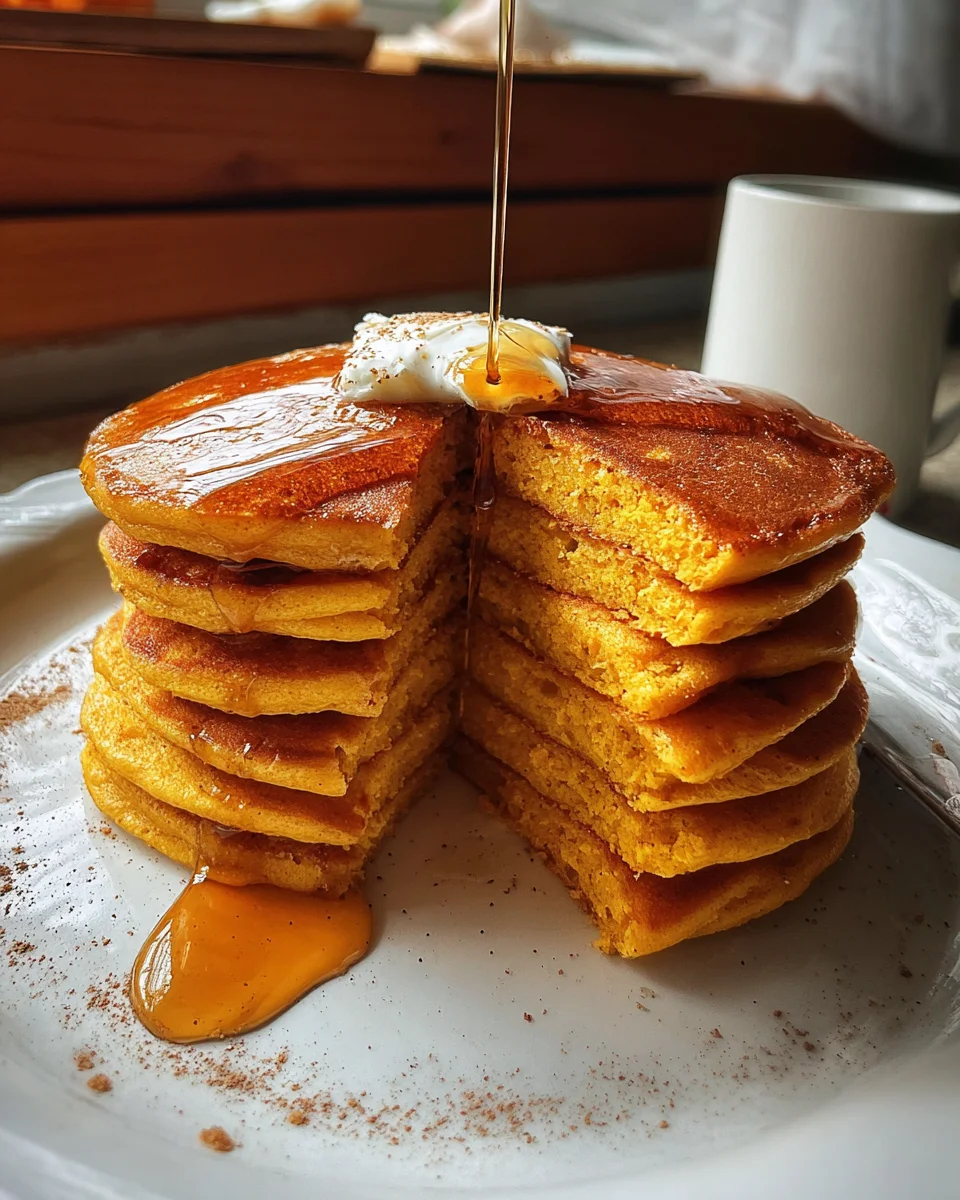 Pumpkin Cottage Cheese Pancakes 20 Pumpkin