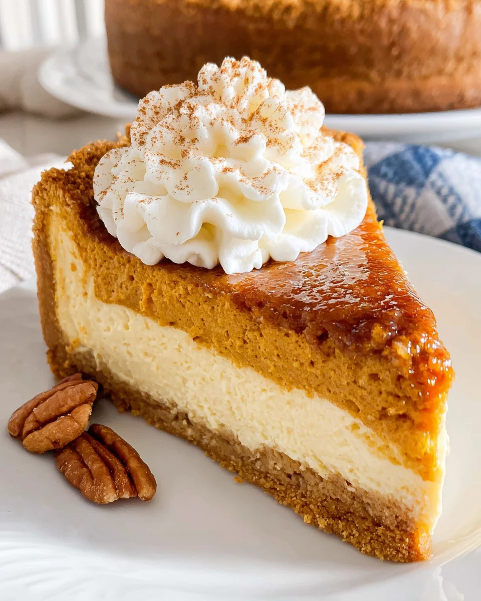 Pumpkin Pie Cheesecake