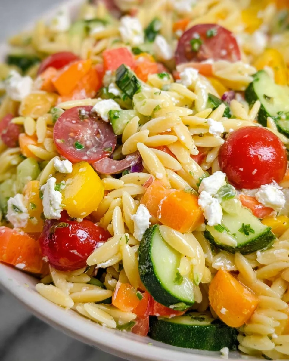 Rainbow Orzo Salad 25 Rainbow
