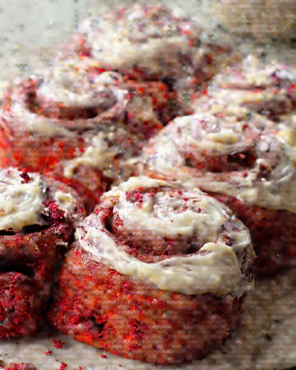 Red Velvet Cinnamon Rolls