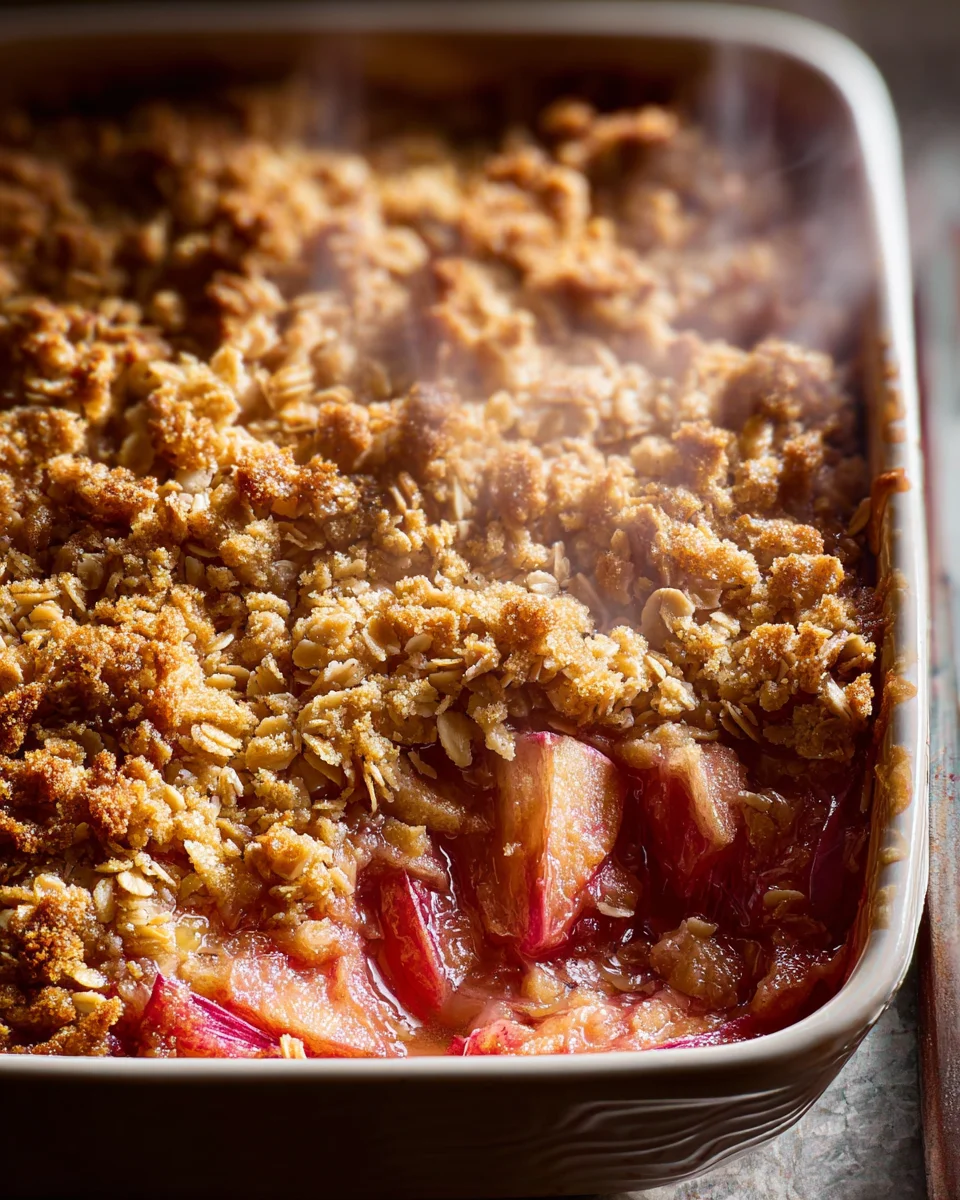 Rhubarb Crisp