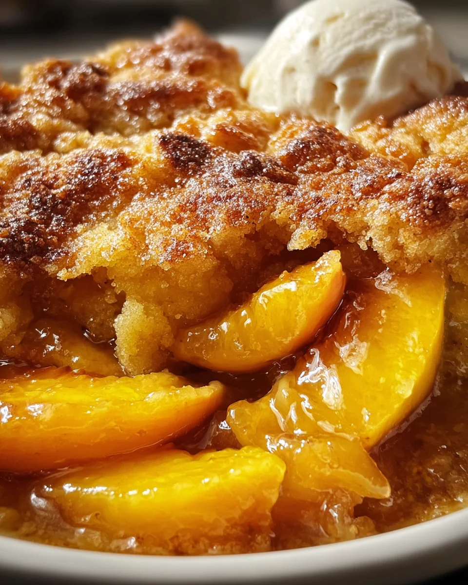 Ridiculously Easy Peach Cobbler 18 Ridiculously
