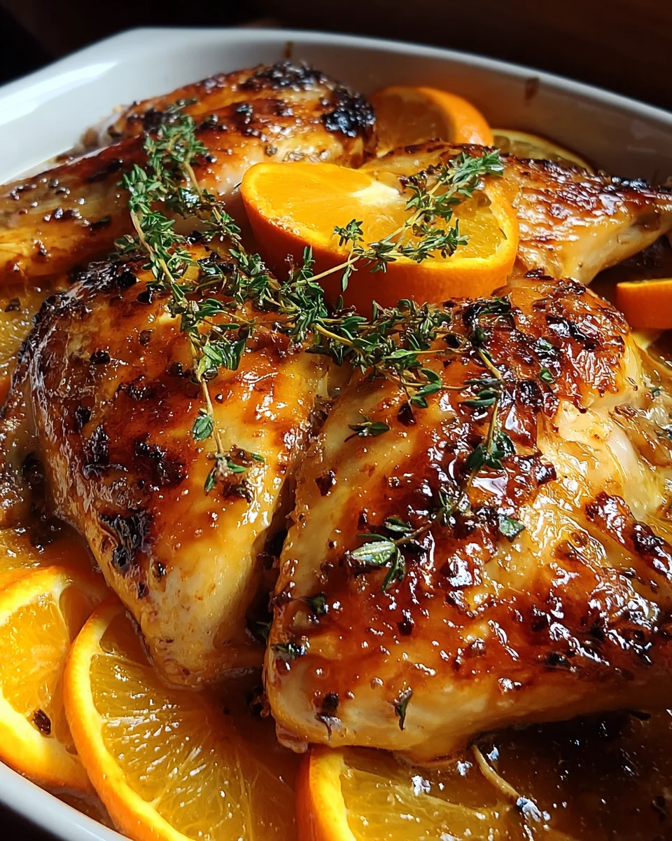 Roasted Orange Chicken 22 Roasted